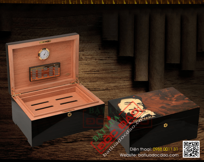 Hộp đựng Cigar (xì gà) Guevara cao cấp - Mã SP: RAG8102C