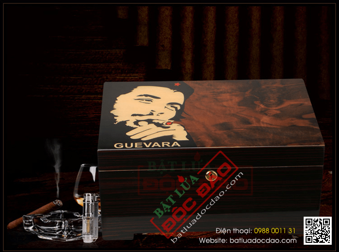 Hộp đựng Cigar (xì gà) Guevara cao cấp - Mã SP: RAG8102C