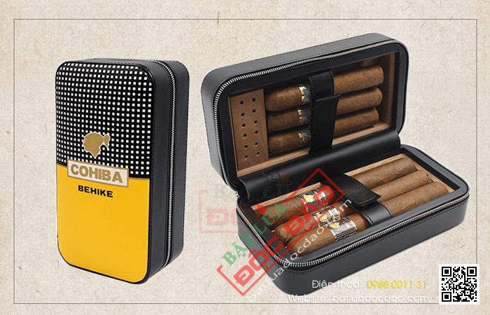 Hộp đựng Cigar (xì gà) Cohiba chính hãng loại 6 điếu - Mã SP: H516