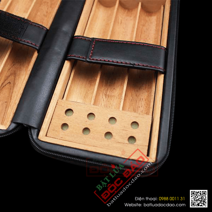 Hộp đựng Cigar (xì gà) Cohiba loại 6 điếu màu đen chính hãng - Mã SP: 021