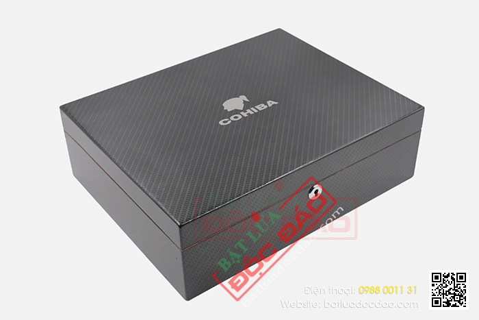 Hộp đựng Cigar (xì gà) Cohiba chất liệu gỗ tuyết tùng cao cấp - Mã SP: H711
