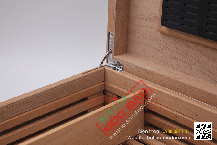 Hộp đựng Cigar (xì gà) Cohiba chất liệu gỗ tuyết tùng cao cấp - Mã SP: H711