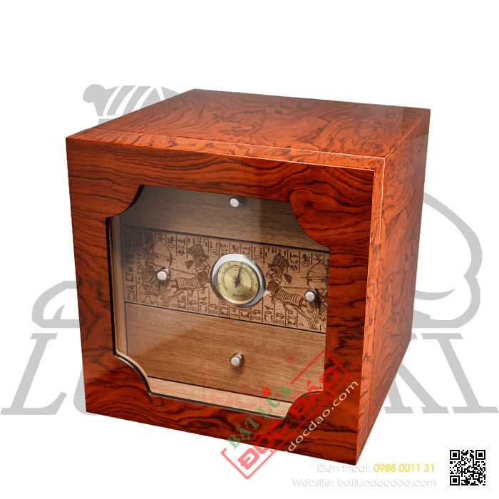 Hộp giữ ẩm bảo quản xì gà (cigar) Lubinski cao cấp - Mã SP: RA32