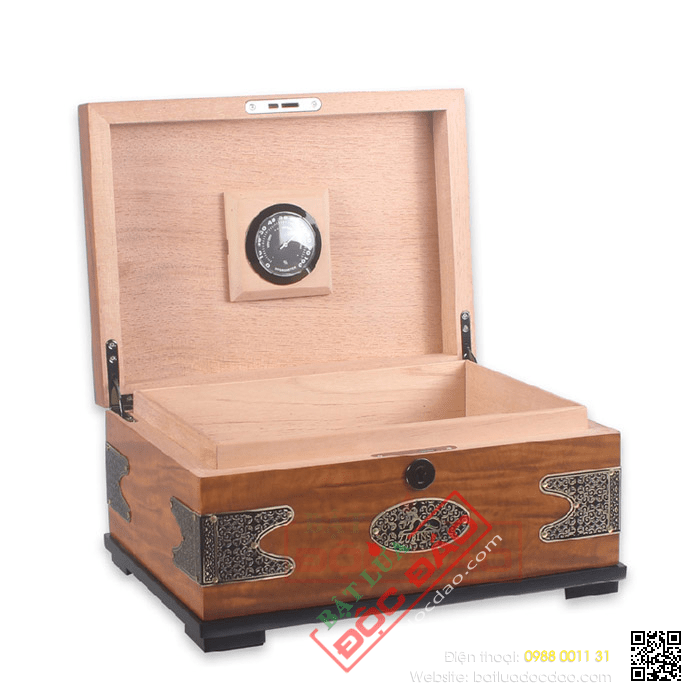 Hộp giữ ẩm bảo quản xì gà Lubinski cao cấp - Mã SP: RA33