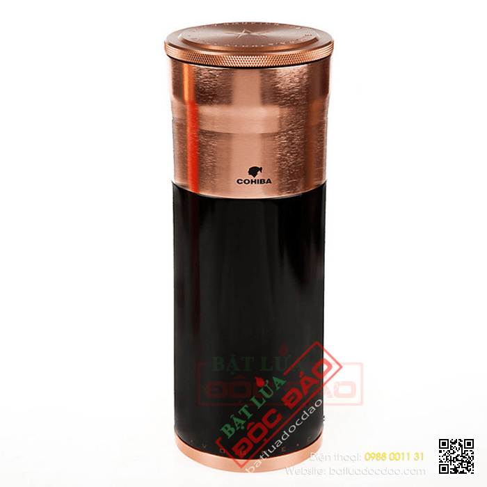 Ống đựng Cigar (xì gà) Cohiba chính hãng màu đen - Mã SP: D006