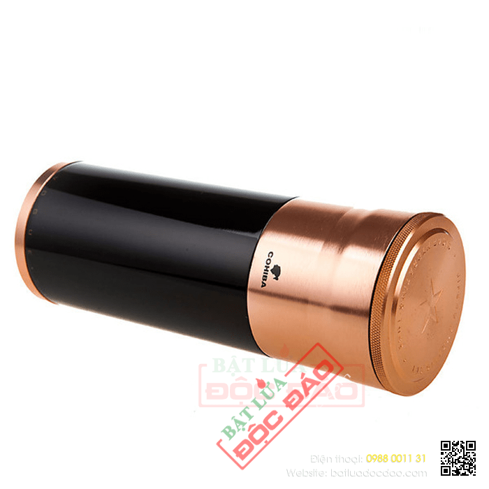 Ống đựng Cigar (xì gà) Cohiba chính hãng màu đen - Mã SP: D006
