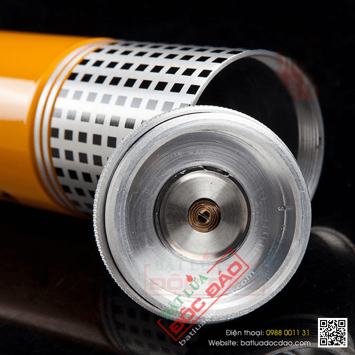 Ống đựng Cigar (xì gà) Cohiba chính hãng màu vàng - Mã SP: P321A
