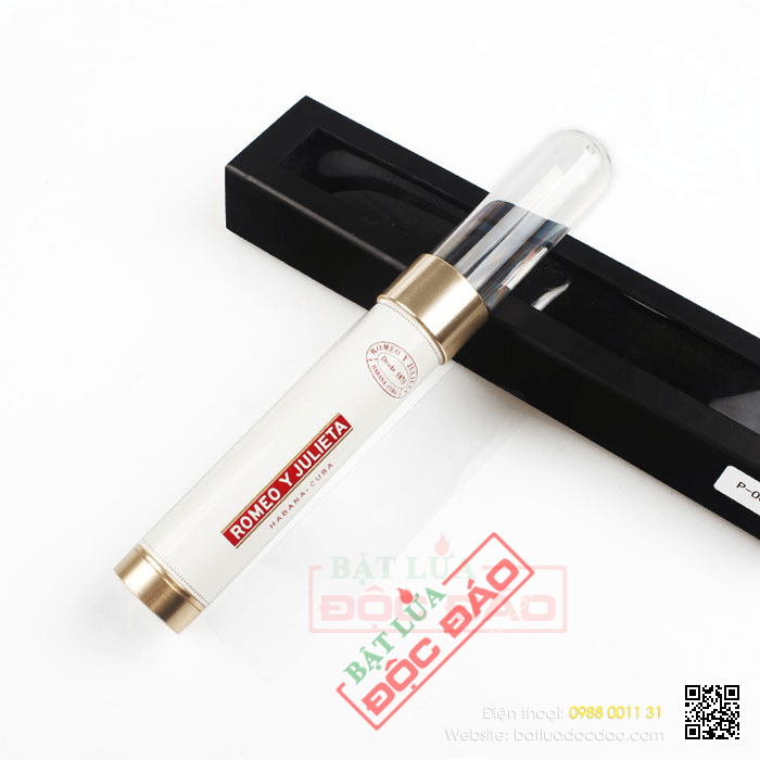 Ống đựng Cigar (xì gà) Cohiba chính hãng 1 điếu màu trắng - Mã SP: P009E