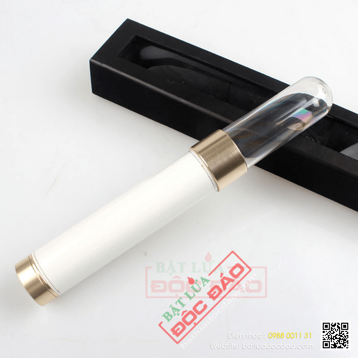 Ống đựng Cigar (xì gà) Cohiba chính hãng 1 điếu màu trắng - Mã SP: P009E
