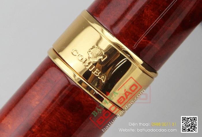 Ống đựng Cigar (xì gà) Cohiba chính hãng đỏ loại 1 điếu - Mã SP: D014A