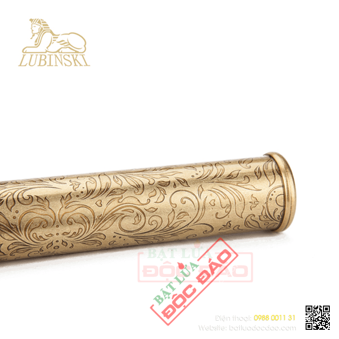 Ống đựng Cigar (xì gà) Cohiba chính hãng loại 1 điếu màu đồng - Mã SP: HB028