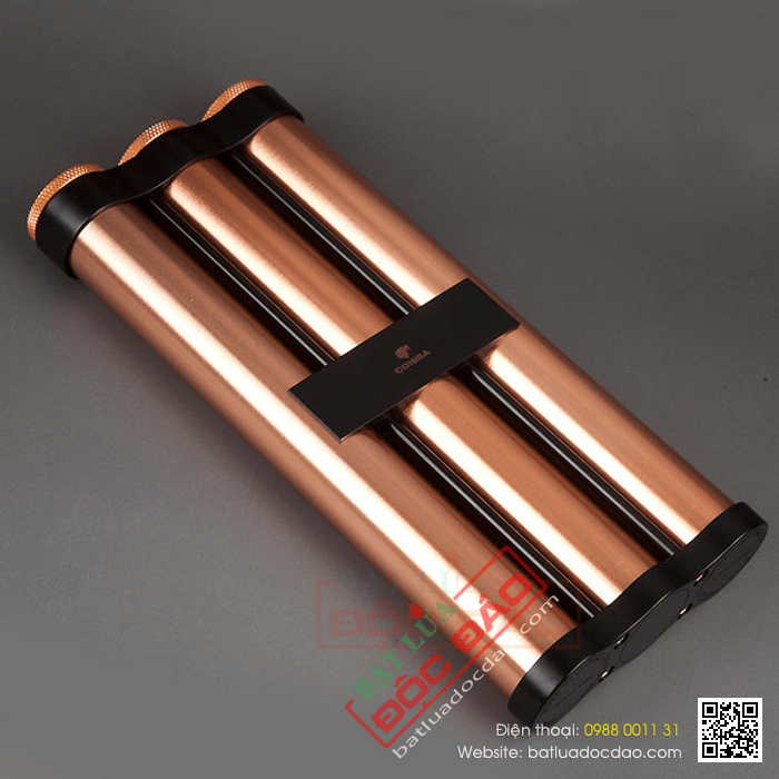 Ống đựng Cigar (xì gà) Cohiba chính hãng loại 3 điếu - Mã SP: D015