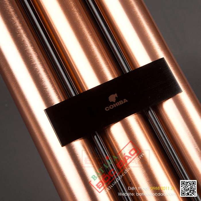 Ống đựng Cigar (xì gà) Cohiba chính hãng loại 3 điếu - Mã SP: D015