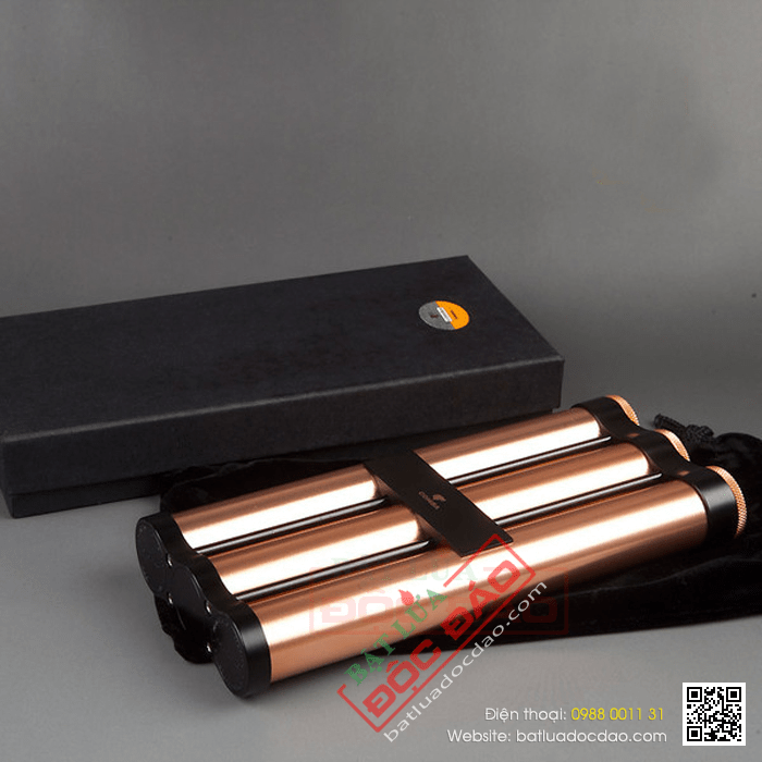 Ống đựng Cigar (xì gà) Cohiba chính hãng loại 3 điếu - Mã SP: D015