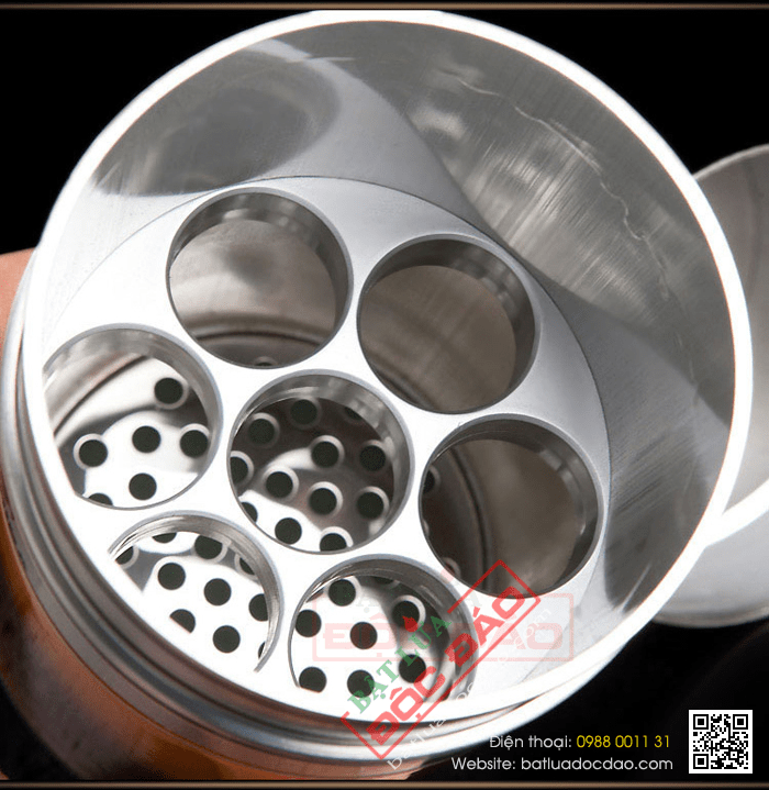 Ống đựng Cigar (xì gà) Cohiba chính hãng loại 7 điếu màu vàng - Mã SP: D003