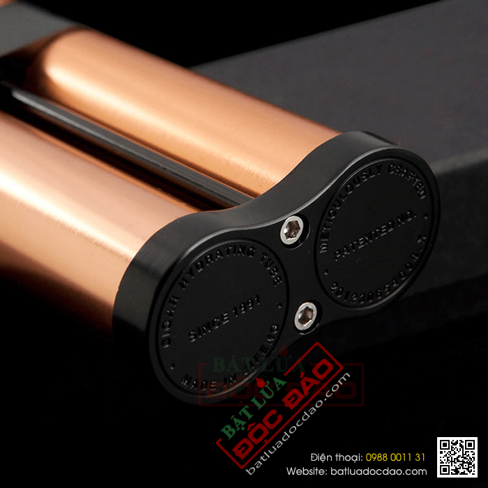 Ống đựng Cigar (xì gà) Cohiba chính hãng loaị ống kép 2 điếu - Mã SP: D005