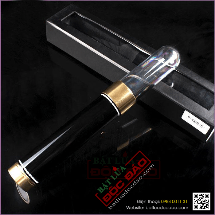 Ống đựng Cigar (xì gà) Cohiba chính hãng màu đen loại 1 điếu - Mã SP: P009D