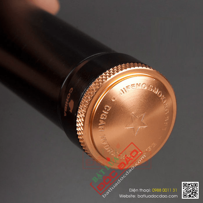 Ống đựng Cigar (xì gà) Cohiba chính hãng màu đen - Mã SP: D013A