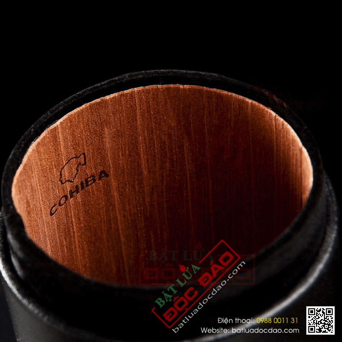 Ống đựng Cigar (xì gà) Cohiba chính hãng màu đen - Mã SP: P308B