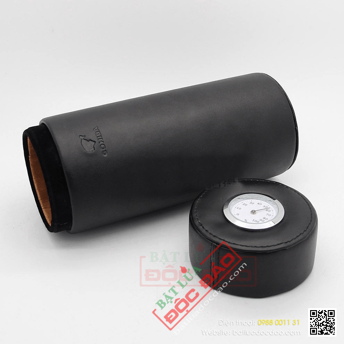 Ống đựng Cigar (xì gà) Cohiba chính hãng màu đen - Mã SP: P308B