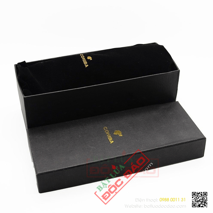 Ống đựng Cigar (xì gà) Cohiba chính hãng màu đen - Mã SP: P308B