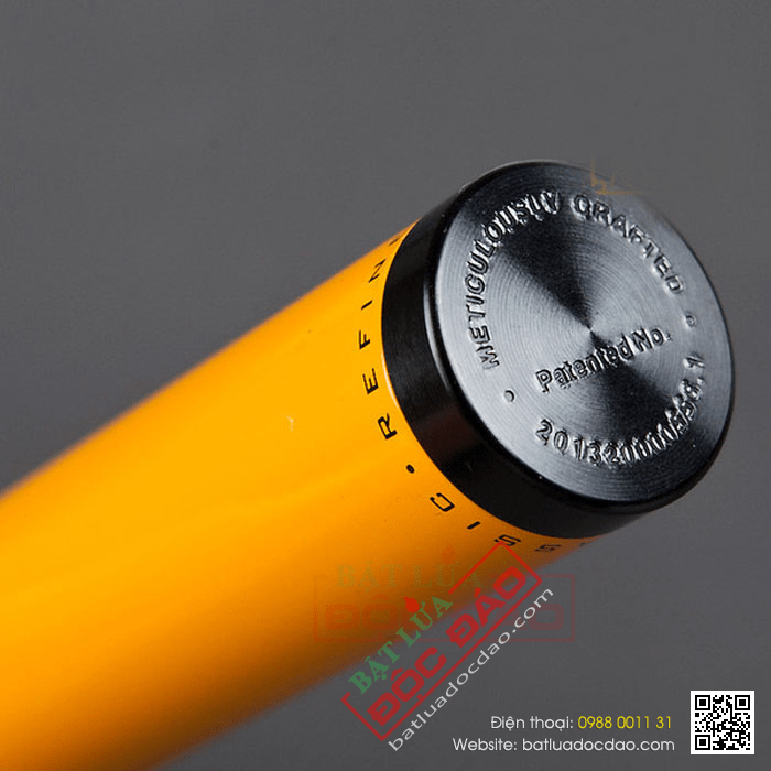 Ống đựng Cigar (xì gà) Cohiba chính hãng màu vàng - Mã SP: D013B