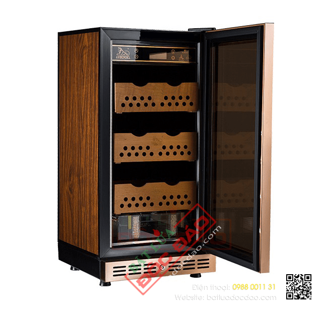 Tủ bảo quản xì gà cắm điện Lubinski 3 tầng - Mã SP: RA677