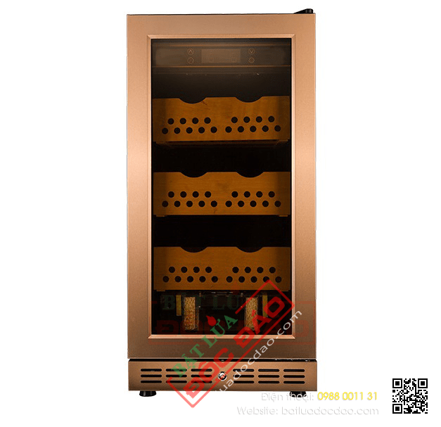 Tủ bảo quản xì gà cắm điện Lubinski 3 tầng - Mã SP: RA677