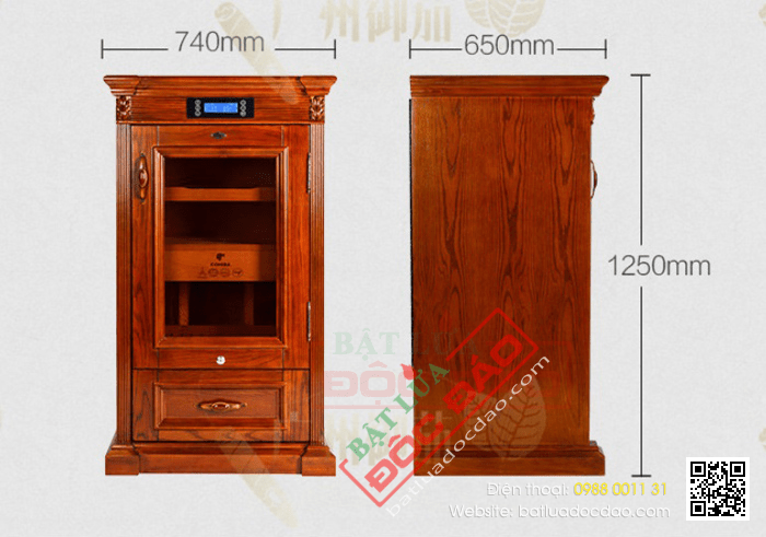 Tủ xì gà cắm điện tự động Cohiba chính hãng - Mã SP: CH25