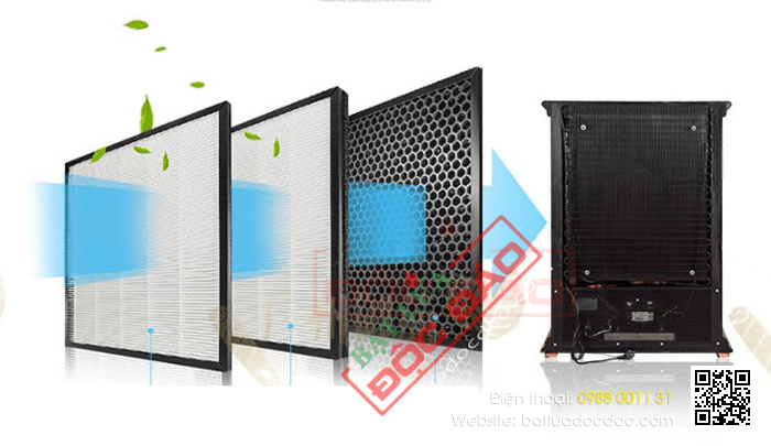 Tủ bảo quản giữ ẩm xì gà cắm điện 3 tầng Cohiba - Mã SP: CH98