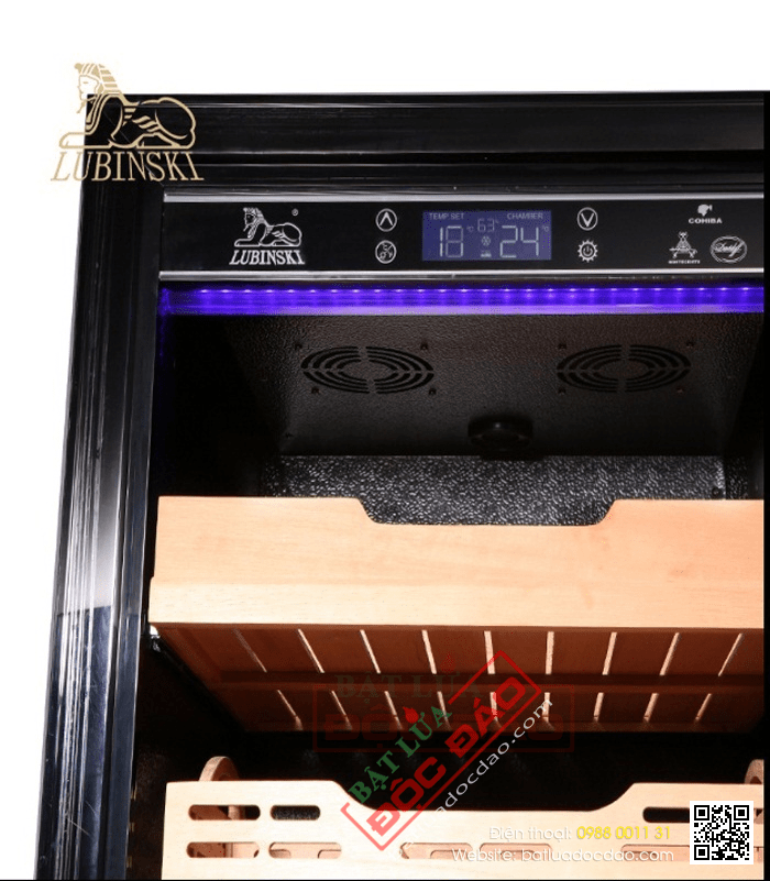 Tủ bảo quản Cigar (xì gà) cắm điện 4 tầng cao cấp - Mã SP: RA666