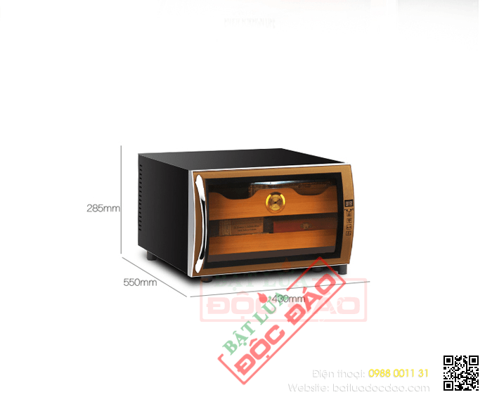 Tủ bảo quản Cigar (xì gà) cắm điện 2 tầng cao cấp - Mã SP: H727