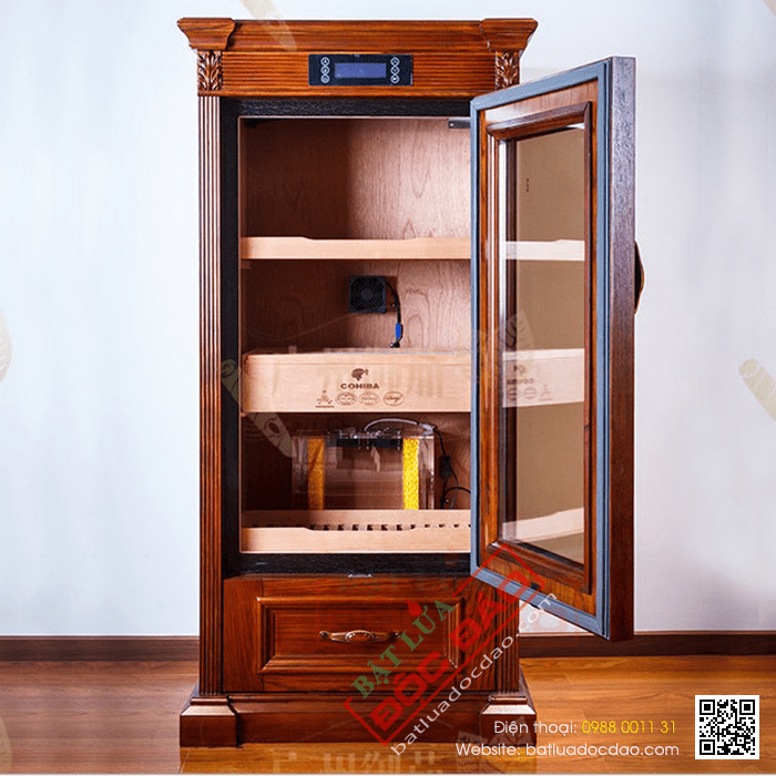 Tủ cắm điện bảo quản giữ ẩm xì gà Cohiba - Mã SP: CH14