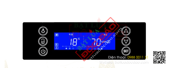 Tủ điện bảo quản giữ ẩm xì gà Cohiba 7 tầng - Mã SP: CH18