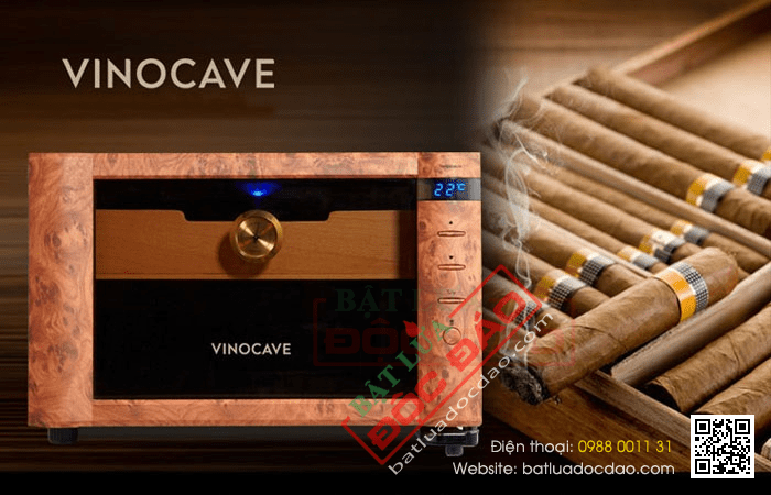 Tủ điện bảo quản giữ ẩm xì gà (cigar) Vinocave - Mã SP: H929