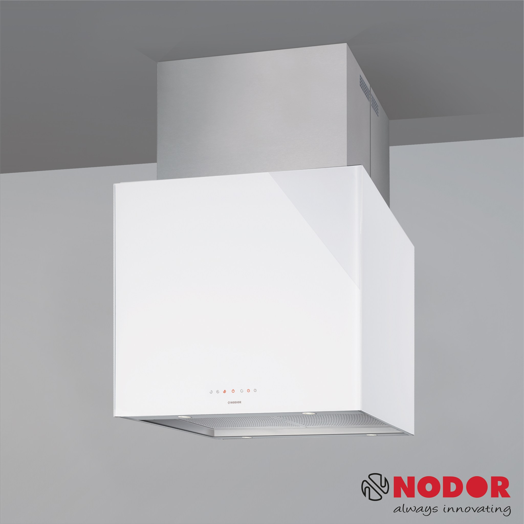 Ảnh của Hút mùi đảo độc lập ISLA CUBE GLASS PREMIUM WH