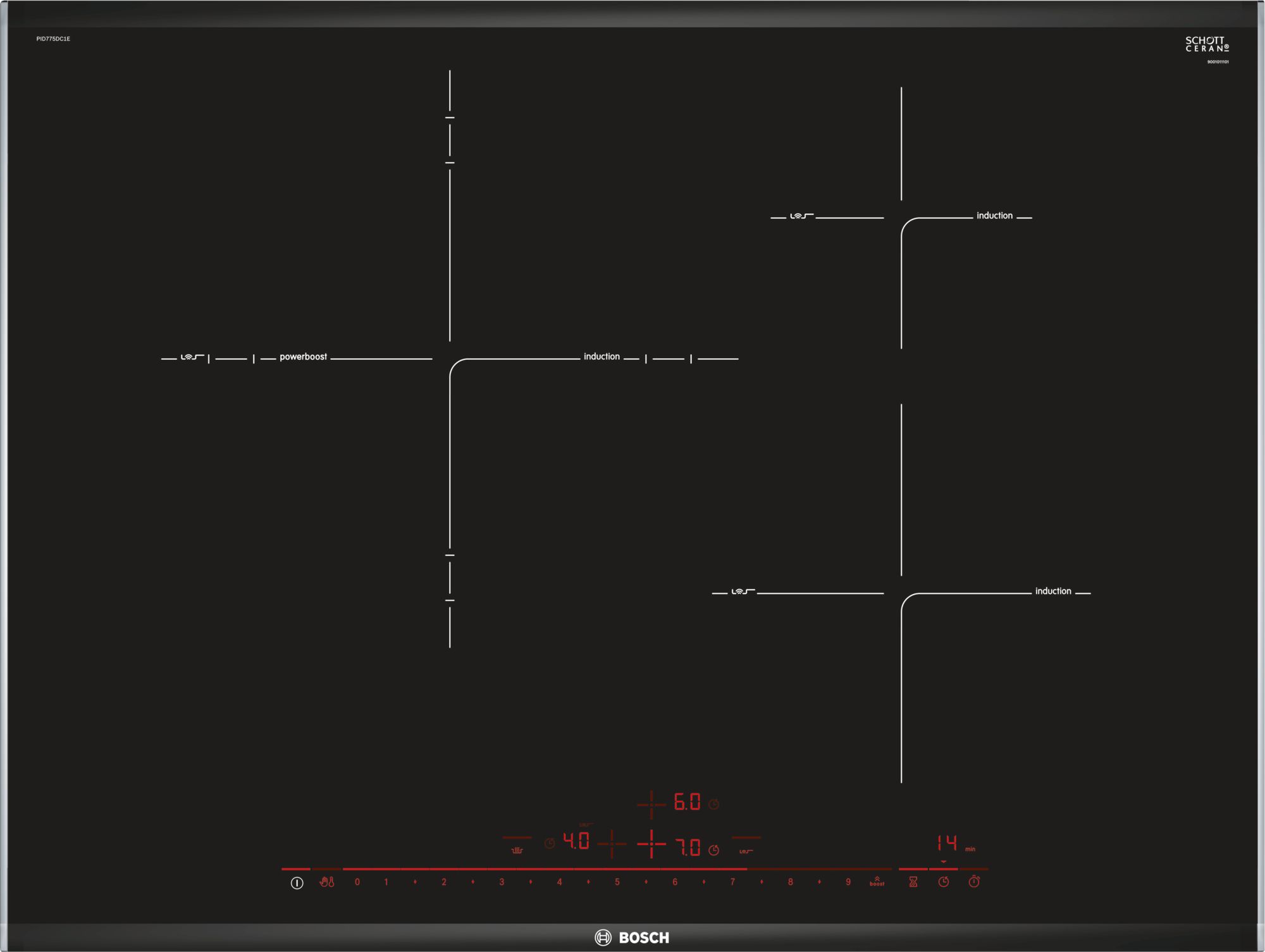 Ảnh của Bếp từ BOSCH PID775DC1E|Serie 8