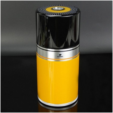 Ảnh của Ống đựng Cohiba chính hãng loại 7 điếu màu vàng - Mã SP: D003