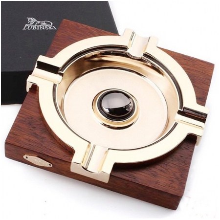 Ảnh của Gạt tàn gỗ 4 điếu 18cm chính hãng Lubinski - Mã SP: LBG043