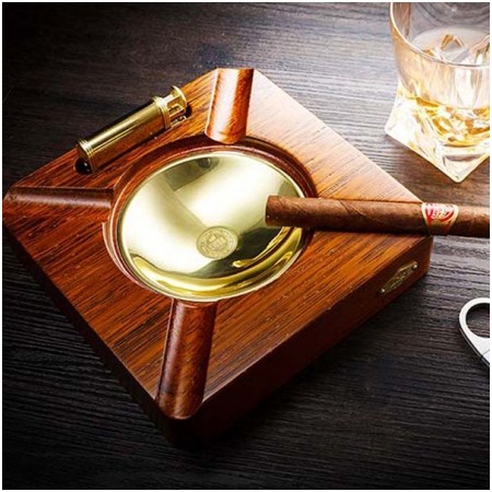 Ảnh của Set gạt tàn, bật lửa khò chính hãng Lubinski - Mã SP: LBG27