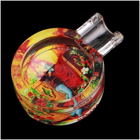 Ảnh của Gạt tàn Cohiba thủy tinh chính hãng loại 1 điếu - Mã SP: G113D