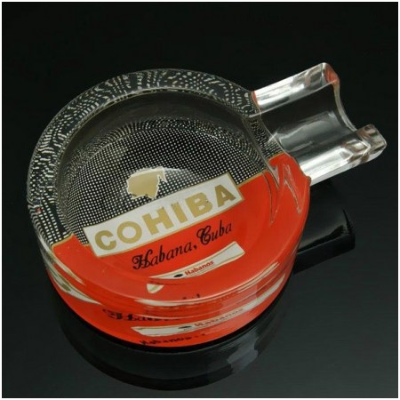 Ảnh của Gạt tàn Cohiba thủy tinh chính hãng loại 1 điếu - Mã SP: G113A