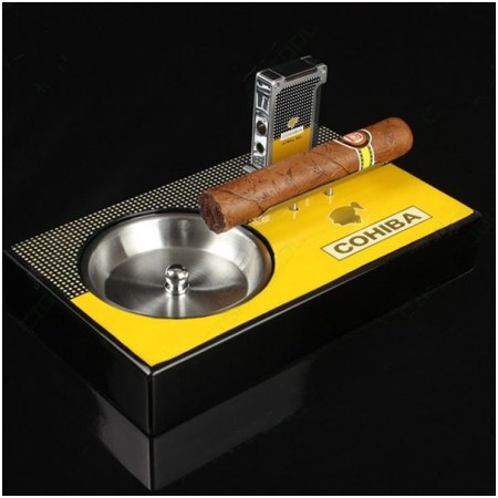 Ảnh của Gạt tàn kèm bật lửa Cigar Cohiba chính hãng - Mã SP: G107