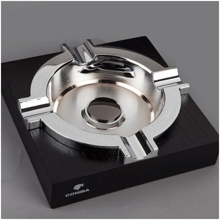 Ảnh của Gạt tàn Cohiba chính hãng màu đen loại 4 điếu - Mã SP: HB3016