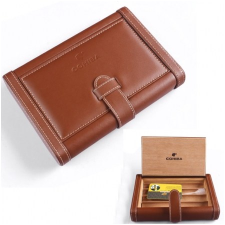 Ảnh của Bao da Cohiba chính hãng loại 4 điếu - Mã SP: 0306B