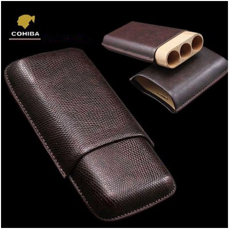 Ảnh của Bao da Cohiba loại 3 điếu chính hãng - Mã SP: 5200A
