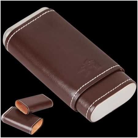 Ảnh của Bao da Xikar loại 3 điếu màu nâu cao cấp - Mã SP: 243CN 