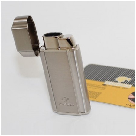 Ảnh của Bật lửa khò Cohiba 2 tia lửa có thiết bị đục Cigar - Mã SP: COB07