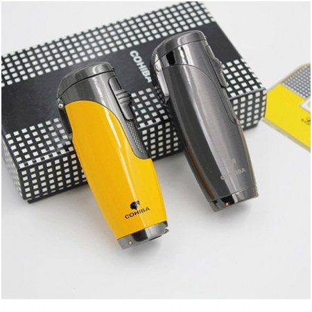 Ảnh của Bật lửa khò Cohiba chính hãng loại 3 tia lửa khò có thiết bị đục xì gà - Mã SP: BLH074
