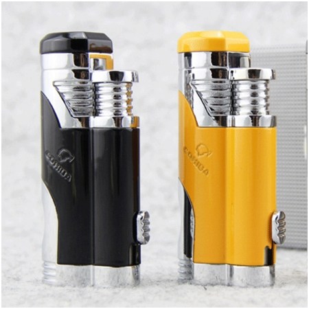 Ảnh của Bật lửa Cohiba chính hãng loại 2 tia lửa có thiết bị đục - Mã SP: BLH052